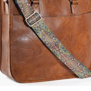 🎸 GUITAR PURSE Strap TURQUOISE & GOLD 🎸 Style Purse Strap  PAIR NWOT